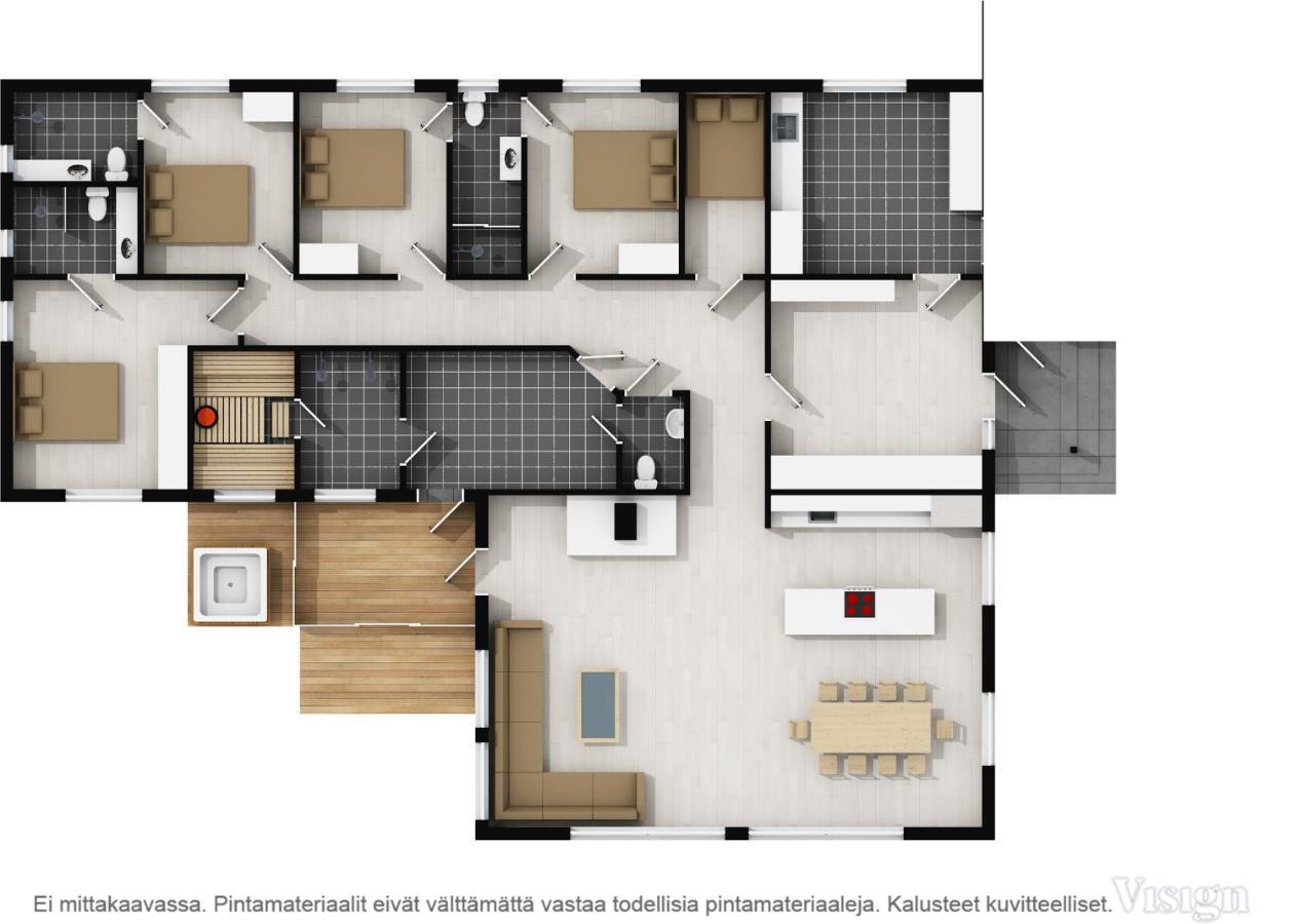 Levillas Kuppimaantie Villas Bagian luar foto